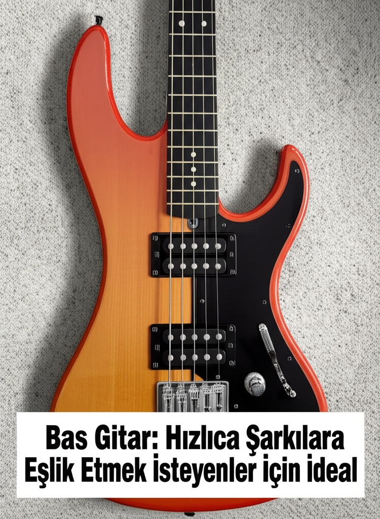 Bas Gitar: Hızlıca Şarkılara Eşlik Etmek İsteyenler İçin İdeal