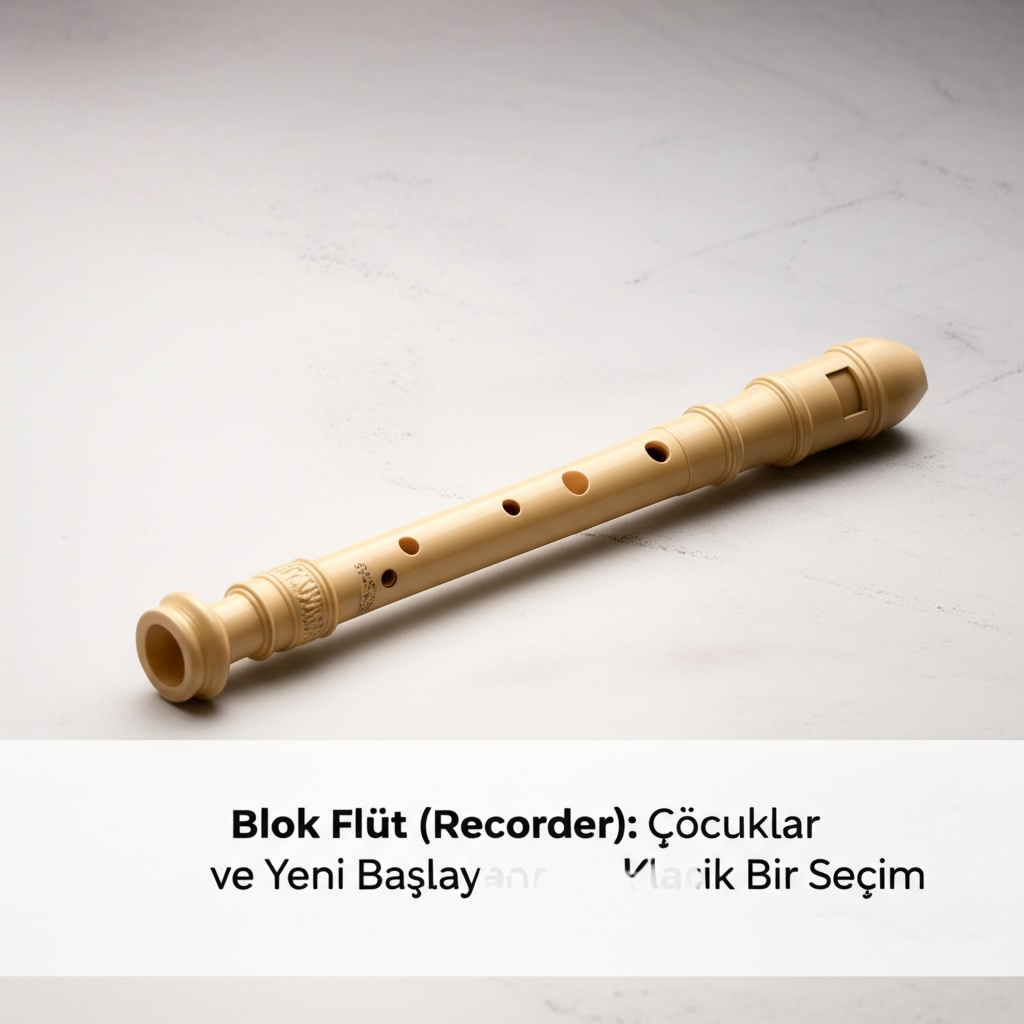Blok Flüt (Recorder): Çocuklar ve Yeni Başlayanlar İçin Klasik Bir Seçim