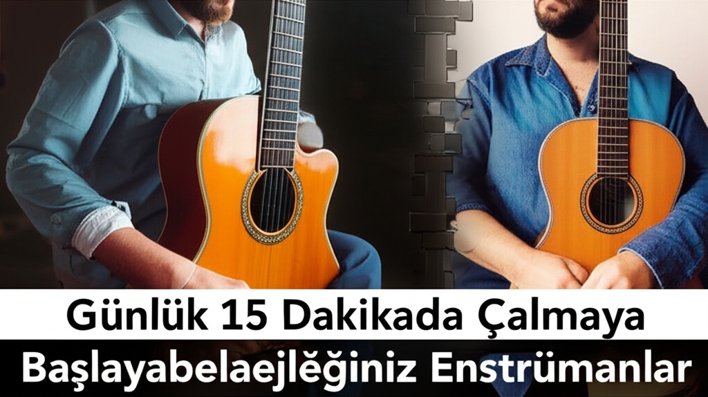 Günlük 15 Dakikada Çalmaya Başlayabileceğiniz Enstrümanlar